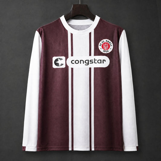 MAILLOT MANCHES LONGUES SAINT-PAULI 25/26 VINTAGE 1970 MARRON