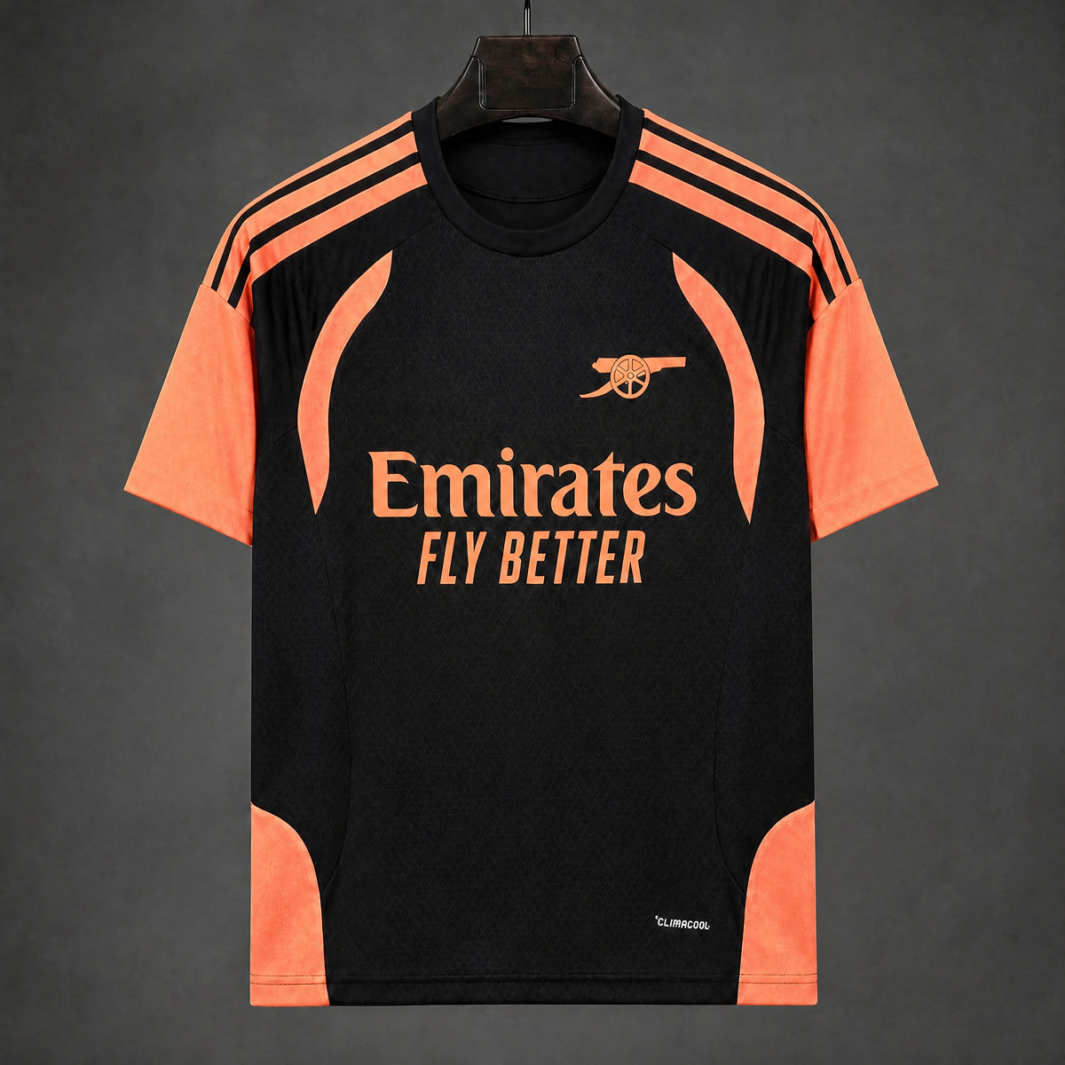 MAILLOT ARSENAL ÉDITION SPÉCIALE 26/27 ENTRAINEMENT NOIR ORANGE