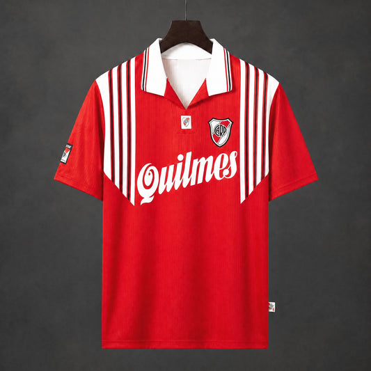 MAILLOT RIVER PLATE RÉTRO 1996/97 EXTÉRIEUR ROUGE