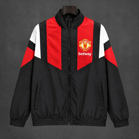 VESTE MANCHESTER UNITED COUPE-VENT 26/27 EQT NOIR