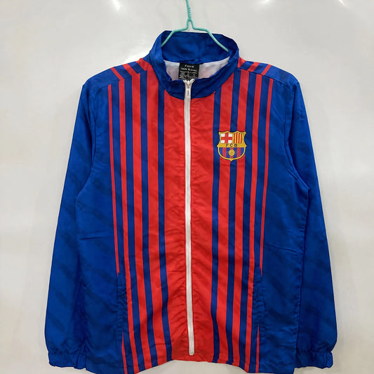 VESTE BARCELONE COUPE-VENT 25/26 BLEU RAYÉ ROUGE