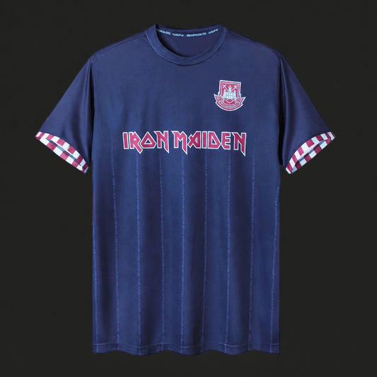 MAILLOT RÉTRO WEST HAM X IRON MAIDEN 2022/23 BLEU MARINE
