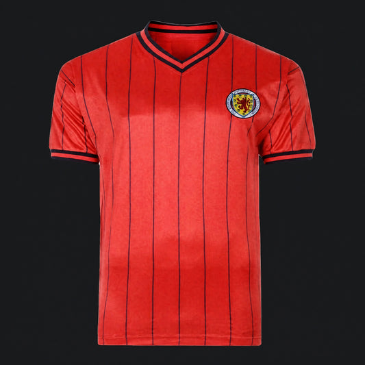 MAILLOT RÉTRO ÉCOSSE 1982 EXTÉRIEUR ROUGE
