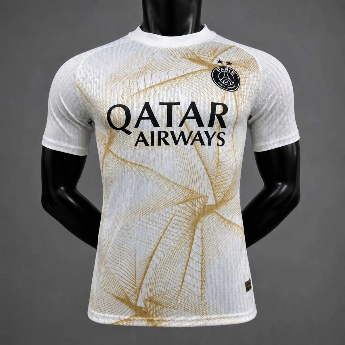 MAILLOT PSG PLAYER 26/27 AVANT-MATCH BLANC ET OR