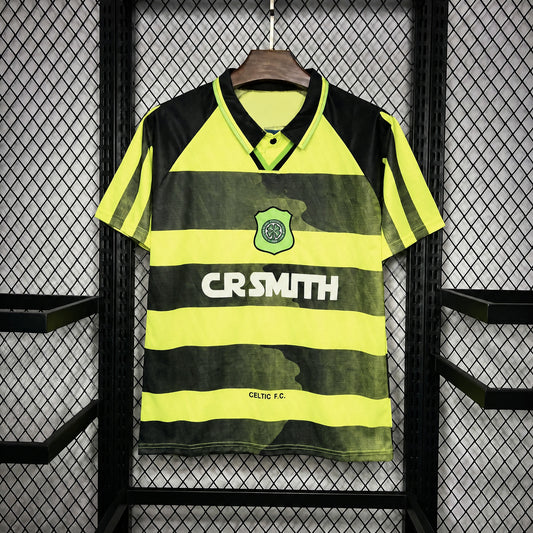 MAILLOT RÉTRO CELTIC 1996/97 EXTÉRIEUR JAUNE ET NOIR
