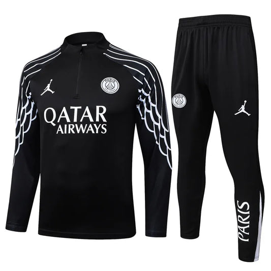 SURVÊTEMENT NOIR ET BLANC PSG 25/26