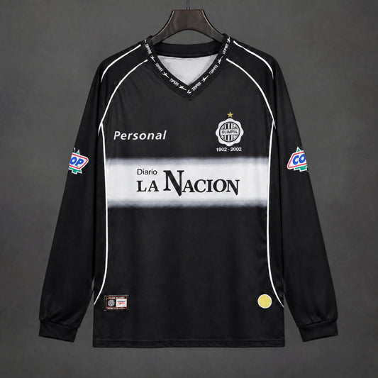 MAILLOT MANCHES LONGUES OLIMPIA RÉTRO 2001/02 EXTÉRIEUR CENTENAIRE