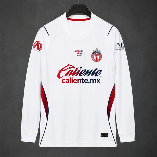 MAILLOT MANCHES LONGUES CHIVAS 26/27 EXTÉRIEUR BLANC