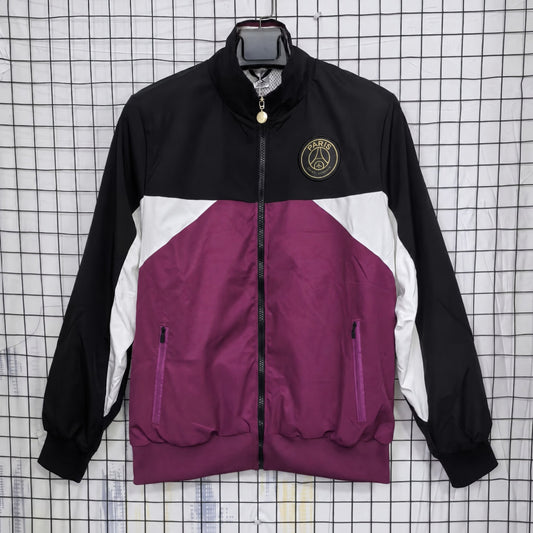 VESTE PSG COUPE-VENT 25/26 NOIR ET VIOLET