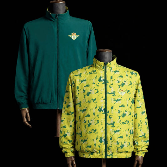 VESTE BETIS 2026 RÉVERSIBLE VERT ET JAUNE