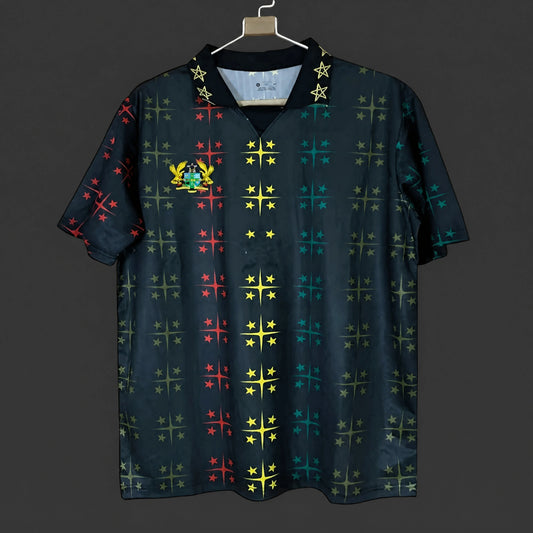 MAILLOT GHANA 2026 HERITAGE NOIR