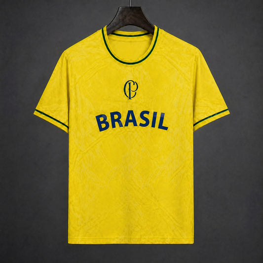 MAILLOT BRÉSIL X CORINTHIANS ÉDITION SPÉCIALE 2026 JAUNE