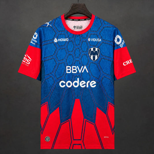 MAILLOT MONTERREY 26/27 ROUGE ET BLEU