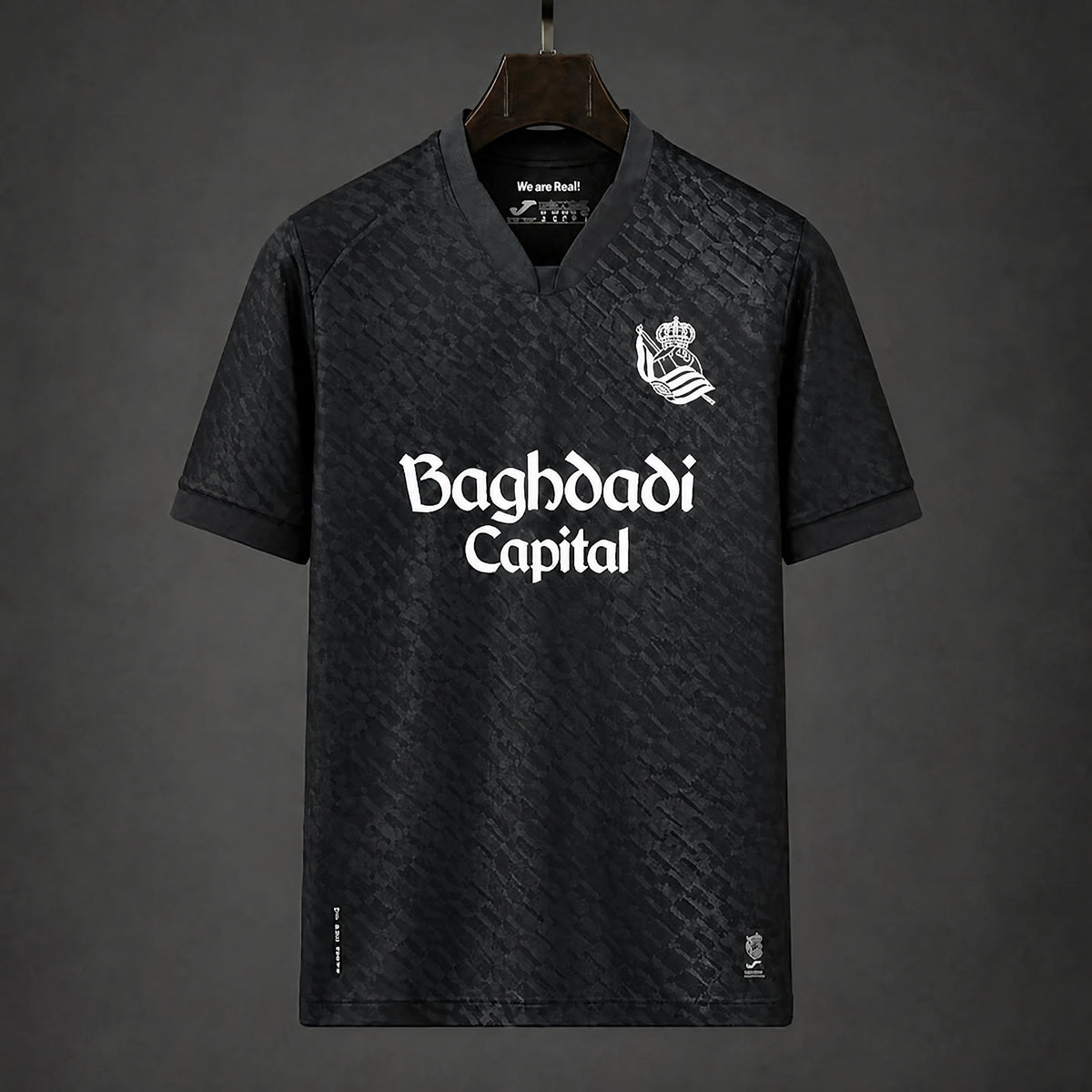 MAILLOT REAL SOCIEDAD 26/27 EXTÉRIEUR NOIR