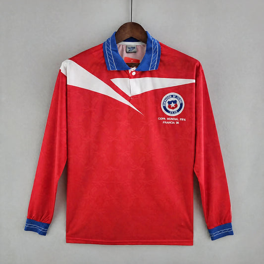 MAILLOT MANCHES LONGUES RÉTRO CHILI 1998 DOMICILE
