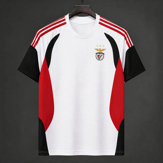 MAILLOT BENFICA 26/27 ENTRAINEMENT BLANC NOIR ROUGE