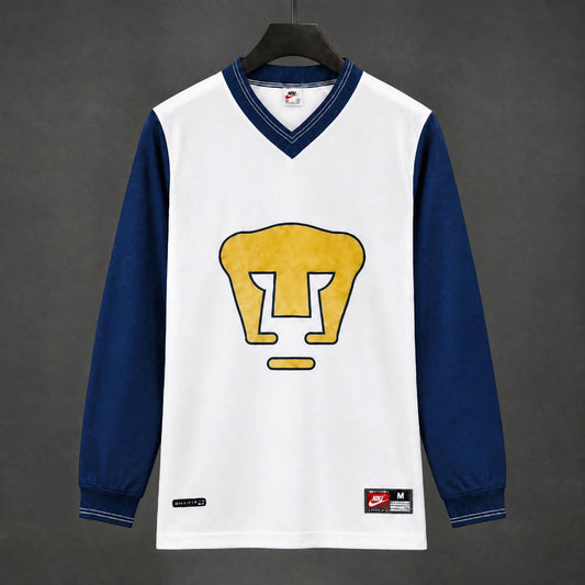 MAILLOT MANCHES LONGUES RÉTRO PUMAS 1998/99 DOMICILE BLANC