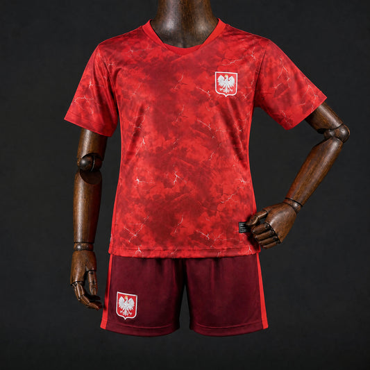 MAILLOT POLOGNE 2026 EXTÉRIEUR ROUGE