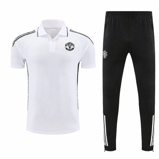 SURVÊTEMENT MANCHESTER UNITED 26/27 POLO BLANC