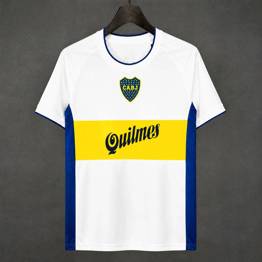 MAILLOT RÉTRO BOCA JUNIORS 2001/02 EXTÉRIEUR BLANC
