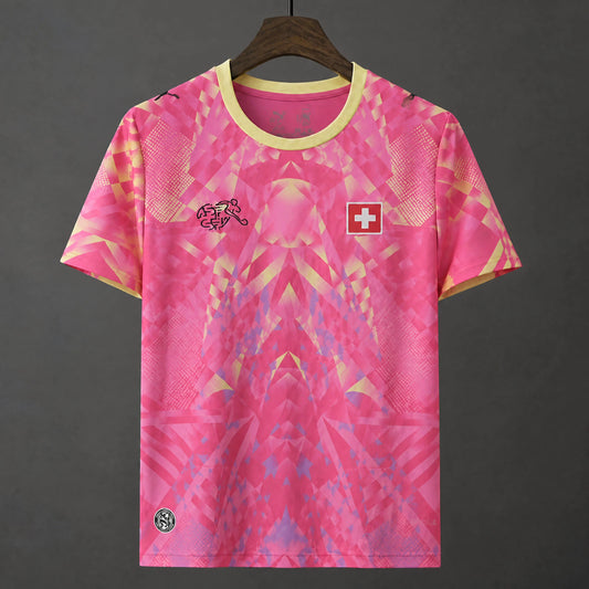 MAILLOT SUISSE 2026 GARDIEN ROSE