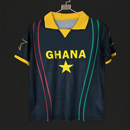 MAILLOT GHANA 2026 AVANT-MATCH BLACK STARS