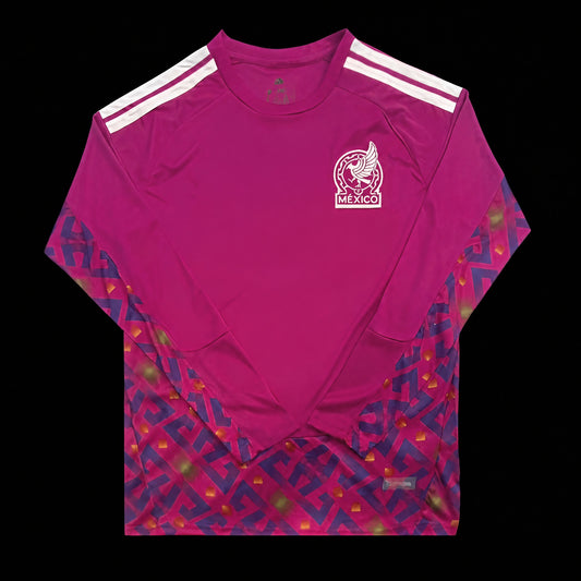 MAILLOT MANCHES LONGUES MEXIQUE 2026 GARDIEN ROSE