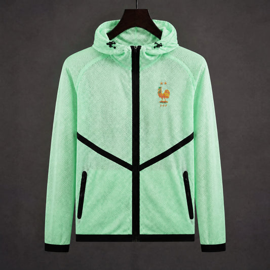 VESTE FRANCE COUPE-VENT 26/27 VERT CLAIR
