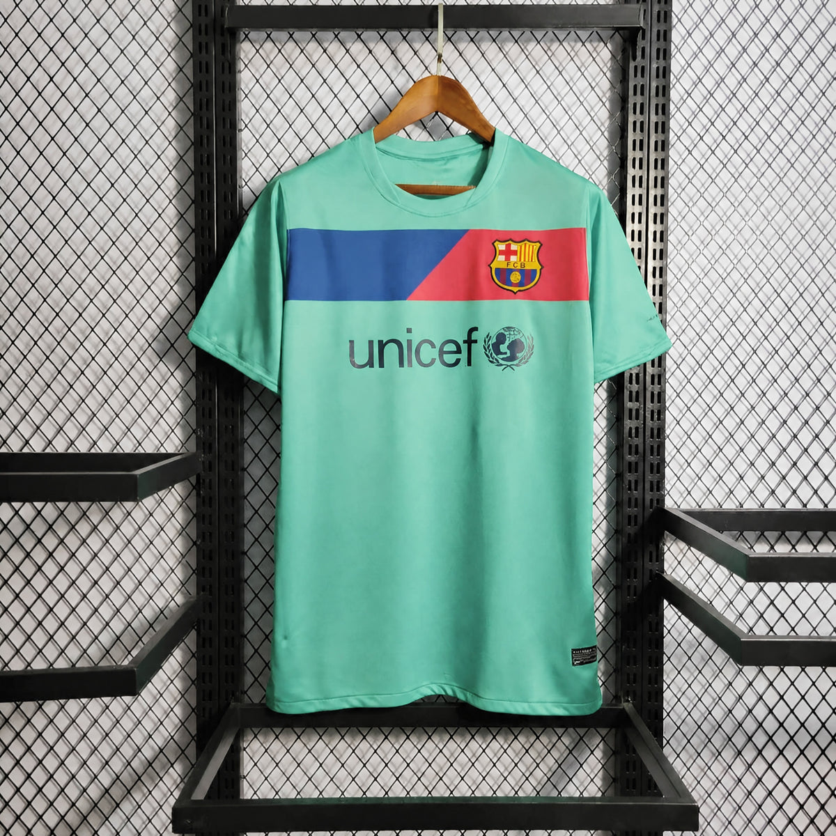 MAILLOT RÉTRO BARCELONE 2010/11 EXTÉRIEUR VERT