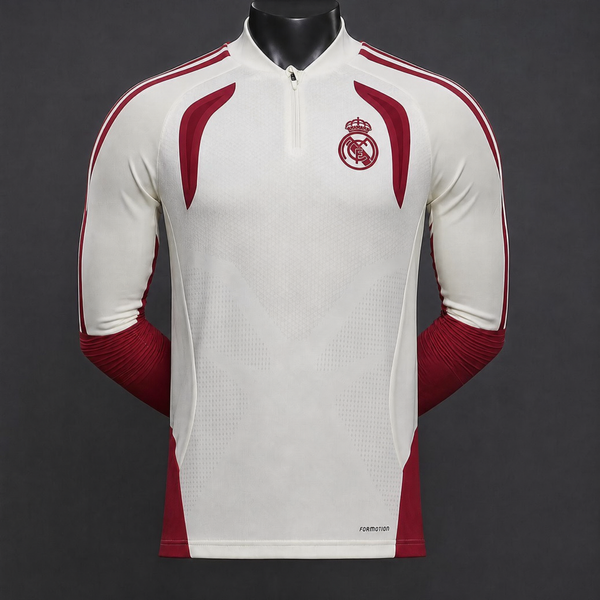 MAILLOT MANCHES LONGUES REAL MADRID PLAYER 26/27 ROUGE