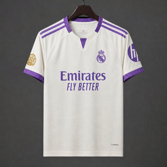 MAILLOT REAL MADRID ÉDITION SPÉCIALE 26/27 125 ANNIVERSARY