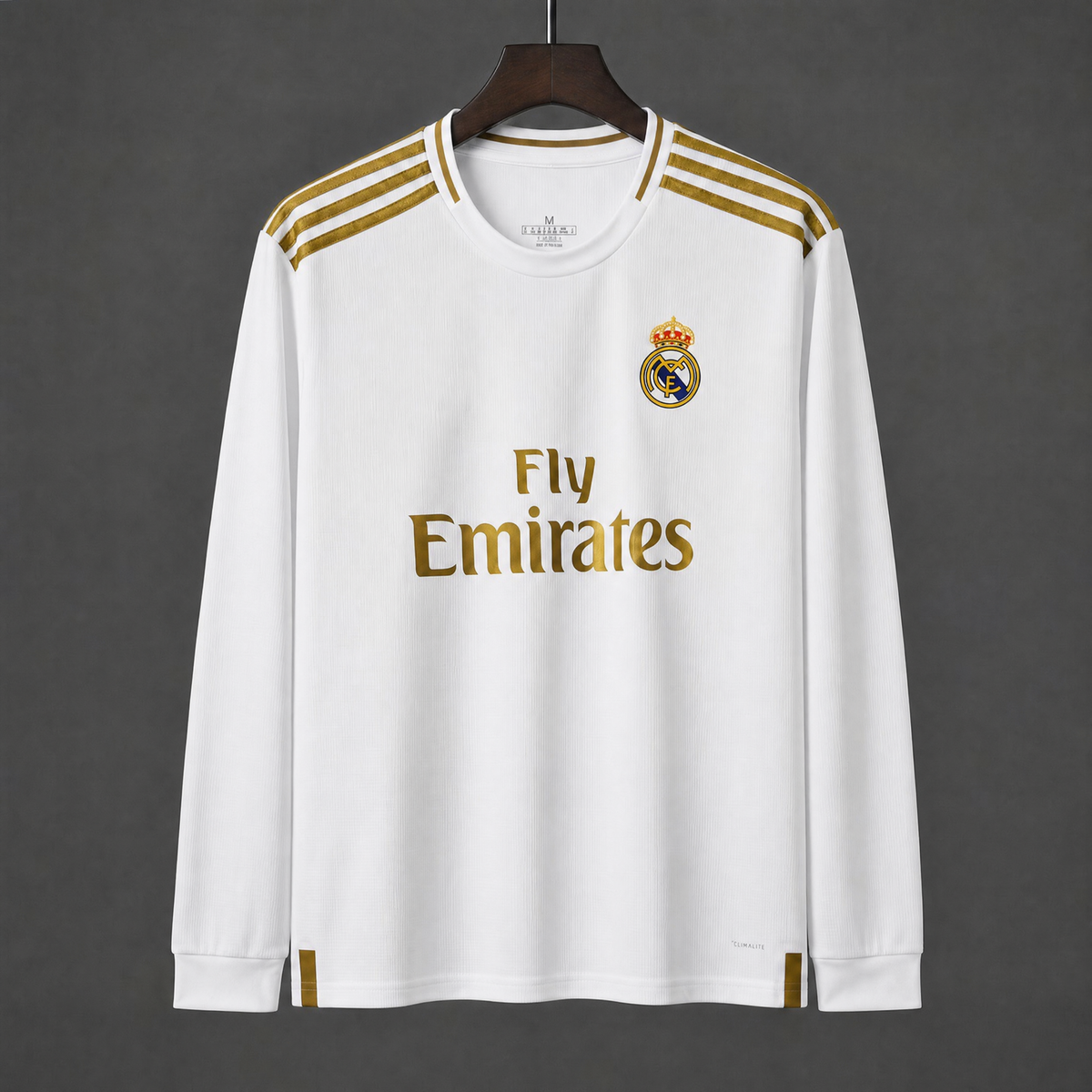 MAILLOT MANCHES LONGUES REAL MADRID RÉTRO 2019/20 DOMICILE