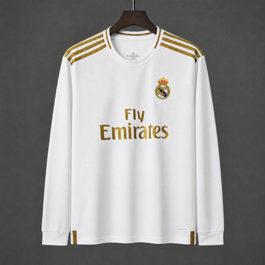 MAILLOT MANCHES LONGUES REAL MADRID RÉTRO 2019/20 DOMICILE