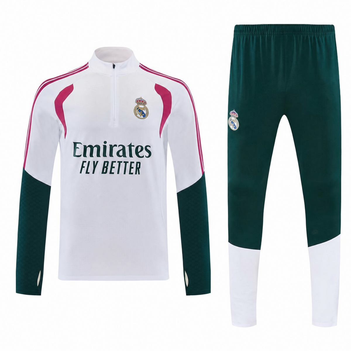 SURVÊTEMENT REAL MADRID 26/27 BLANC ET VERT