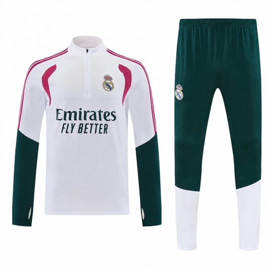 SURVÊTEMENT REAL MADRID 26/27 BLANC ET VERT