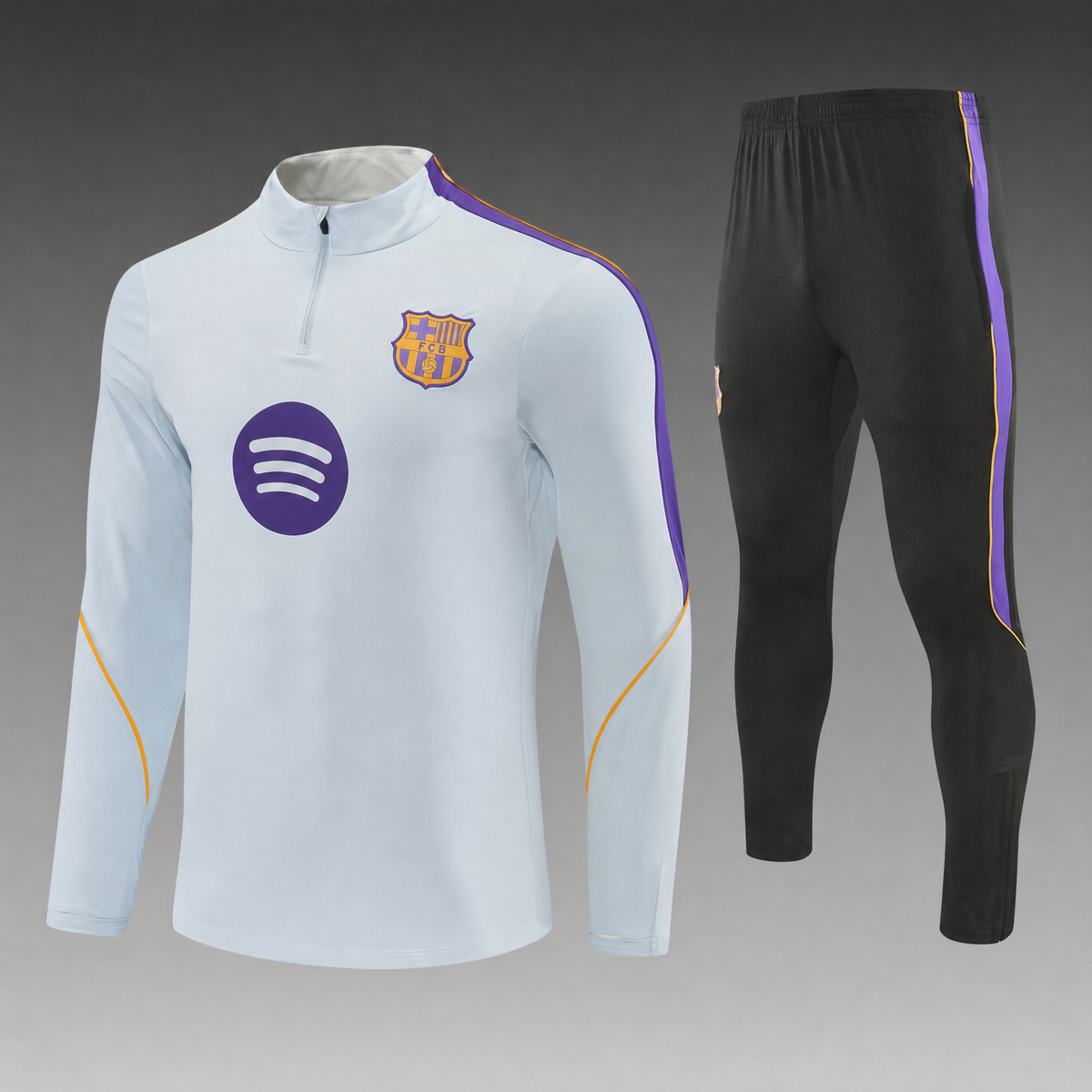 SURVETEMENT ENFANT BARCELONE 26/27 GRIS CLAIR