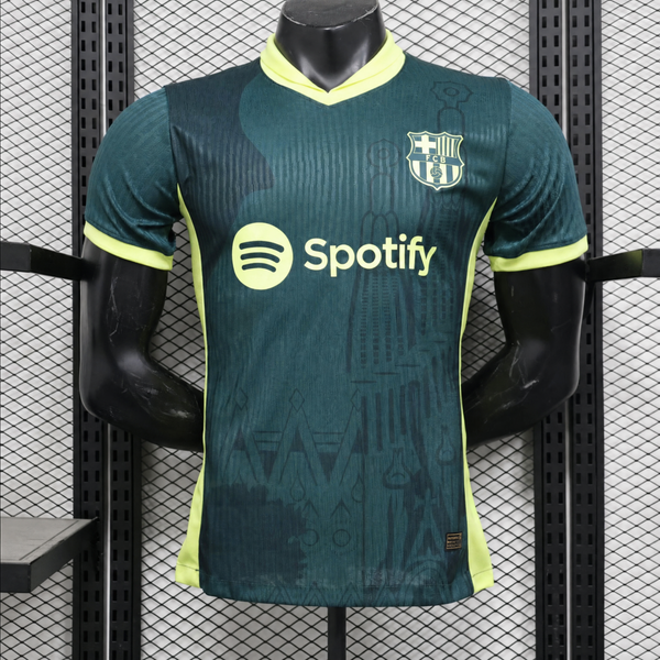 MAILLOT BARCELONE PLAYER 25/26 VERT FONCÉ