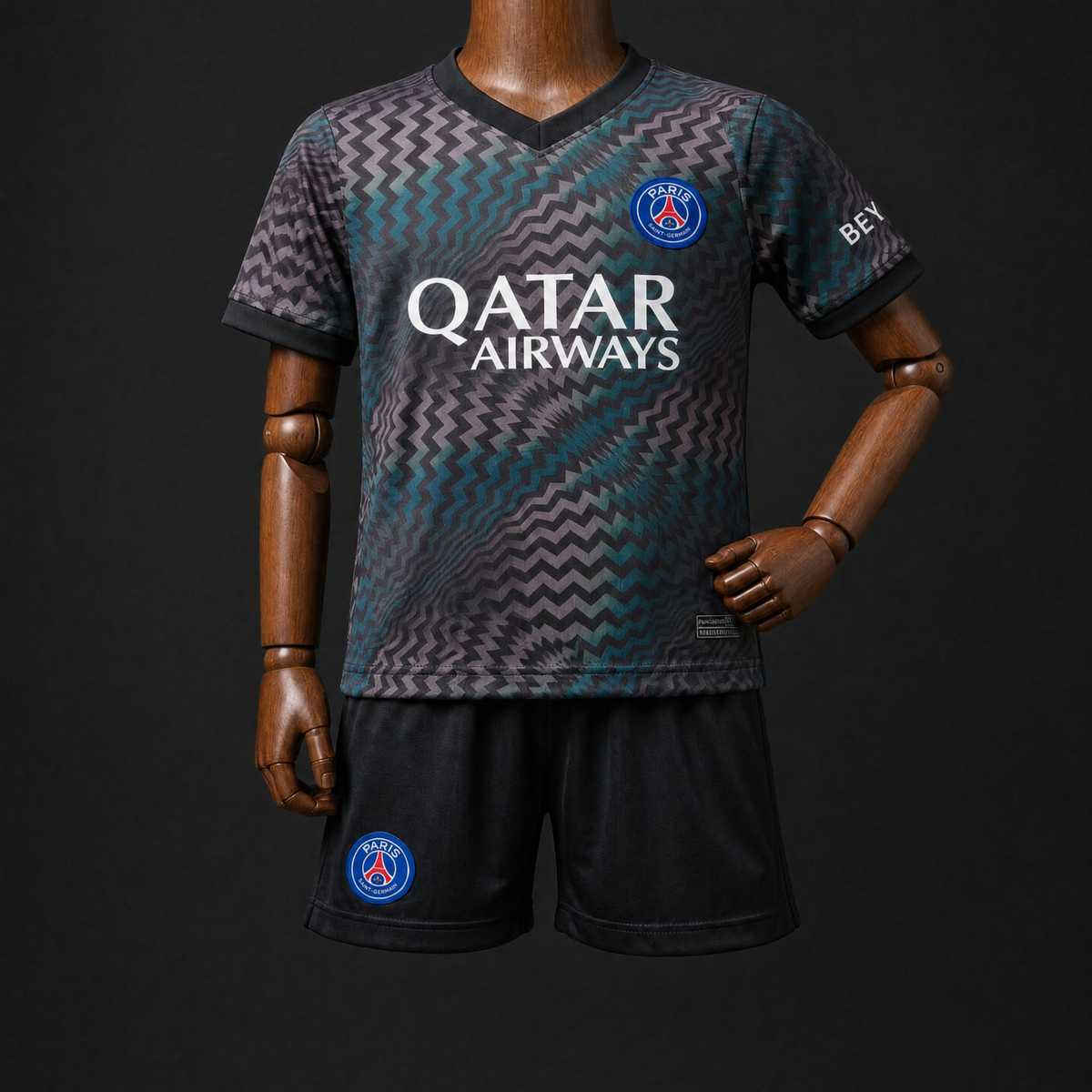 KIT ENFANT PSG 26/27 GARDIEN NOIR