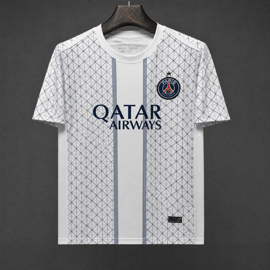 MAILLOT PSG 26/27 AVANT-MATCH EIFFEL BLANC