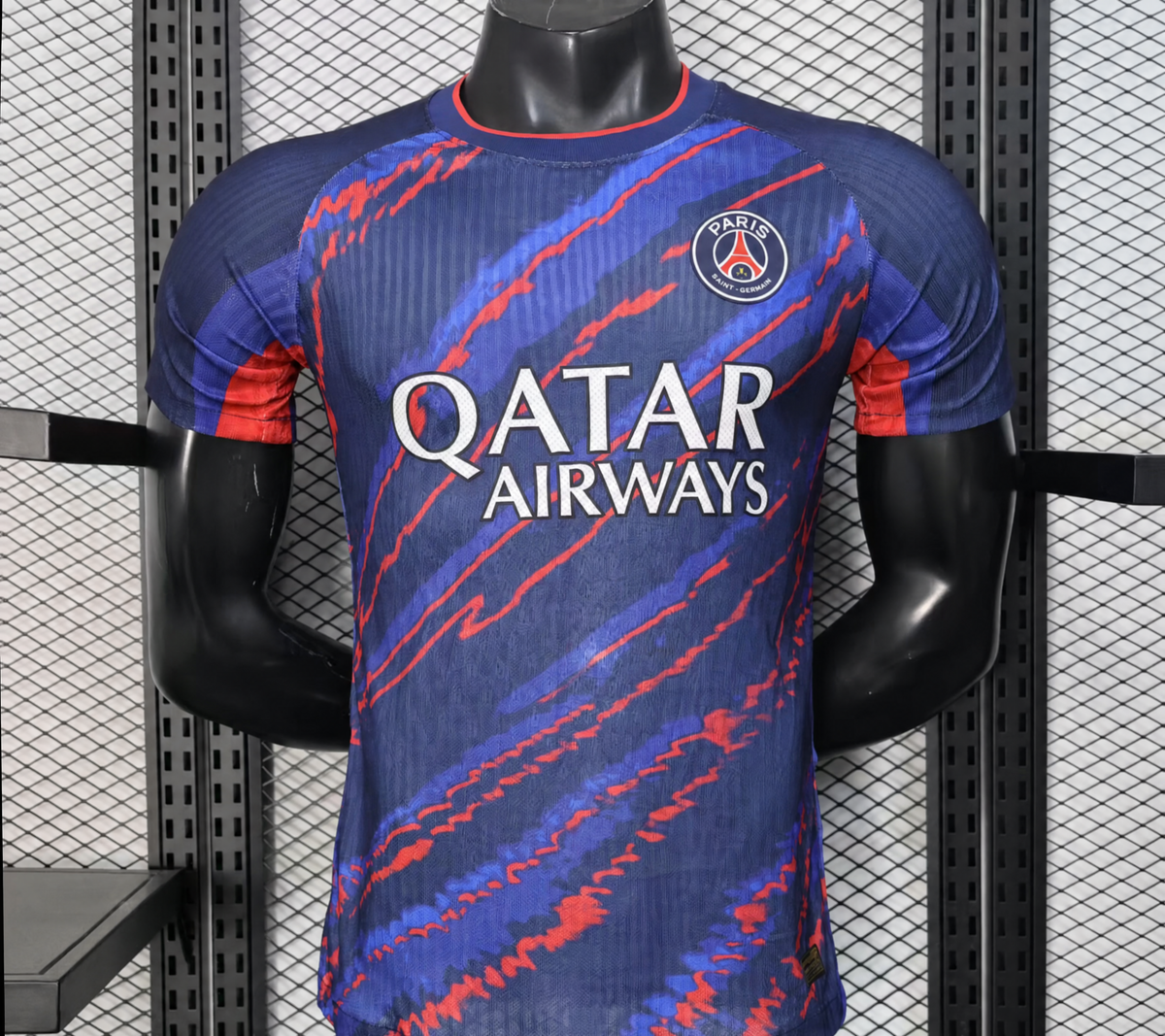 MAILLOT PSG PLAYER 25/26 EDITION BLEU ET ROUGE