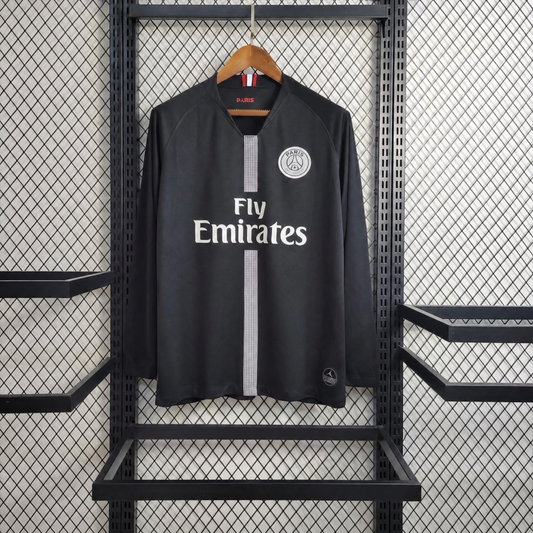 MAILLOT MANCHES LONGUES PSG RÉTRO 2018/19 NOIR