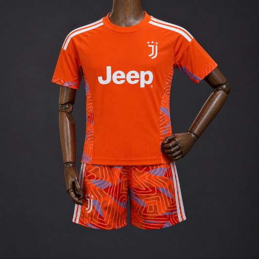 KIT ENFANT JUVENTUS 26/27 GARDIEN ORANGE