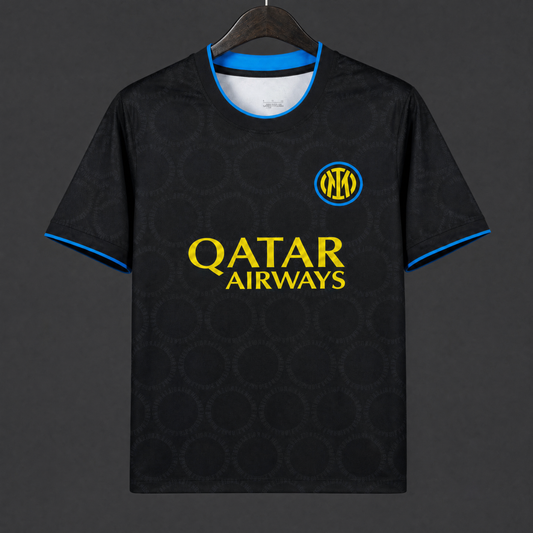 MAILLOT INTER MILAN 26/27 AVANT-MATCH NOIR ET JAUNE