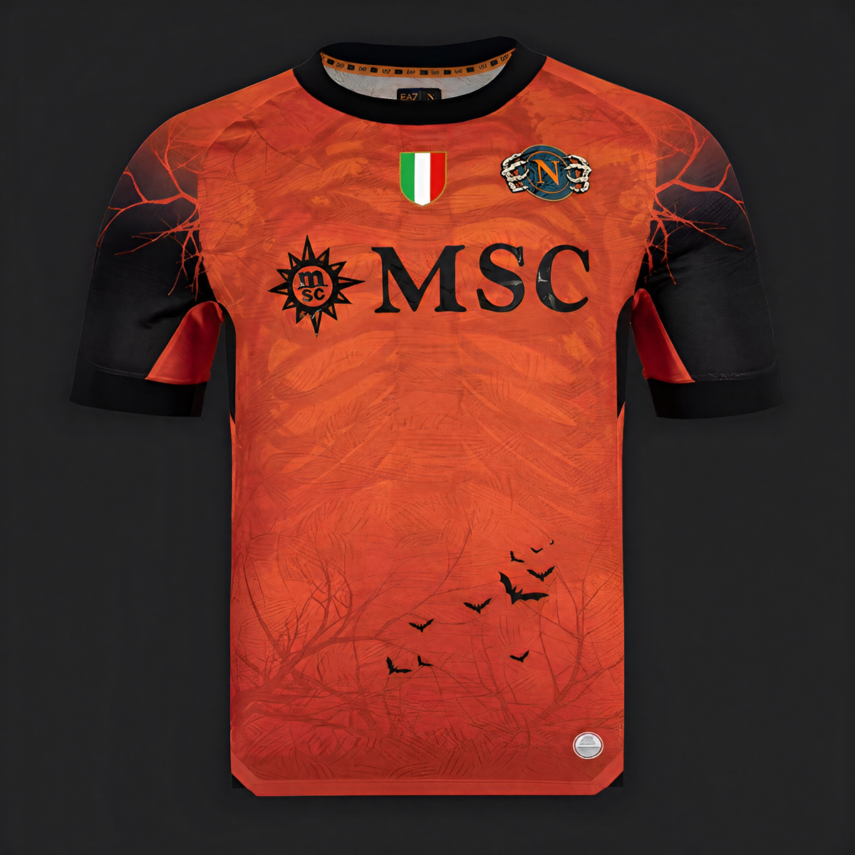 MAILLOT NAPLES ÉDITION SPÉCIALE 25/26 HALLOWEEN ORANGE