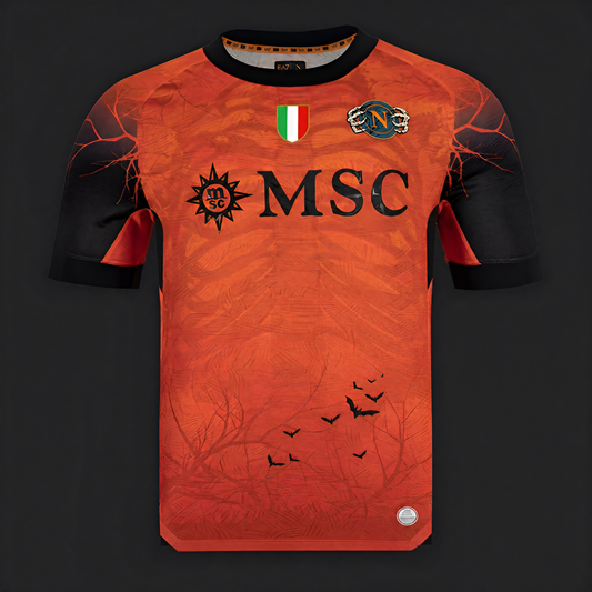 MAILLOT NAPLES ÉDITION SPÉCIALE 25/26 HALLOWEEN ORANGE