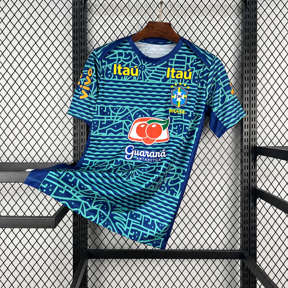 MAILLOT BRÉSIL RÉTRO 2024 AVANT-MATCH