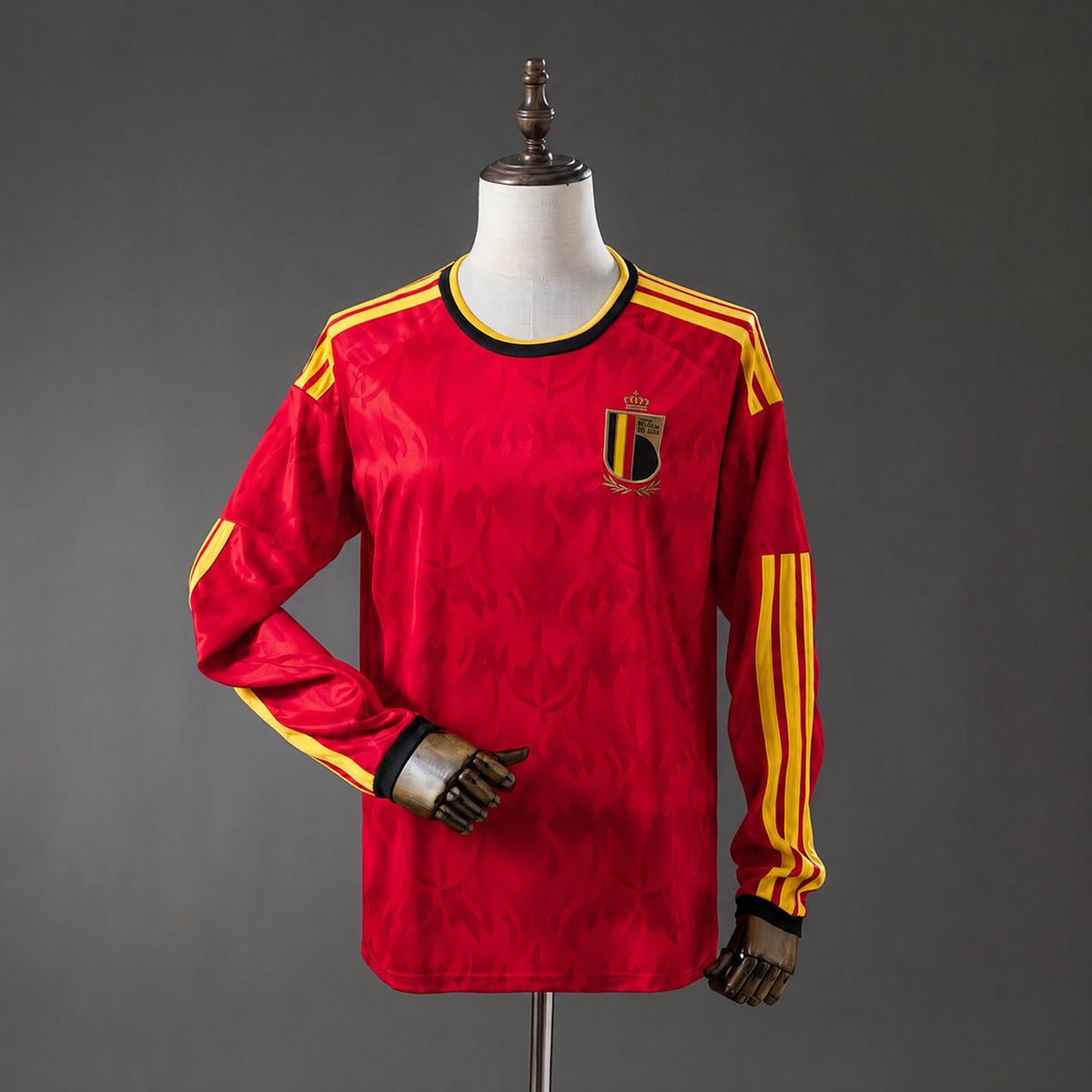 MAILLOT MANCHES LONGUES BELGIQUE 26/27 DOMICILE