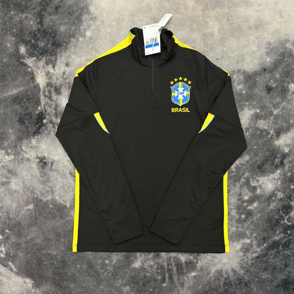 PULL ZIPPÉ BRÉSIL X NOIR