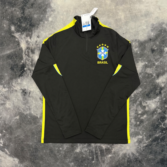 PULL ZIPPÉ BRÉSIL X NOIR