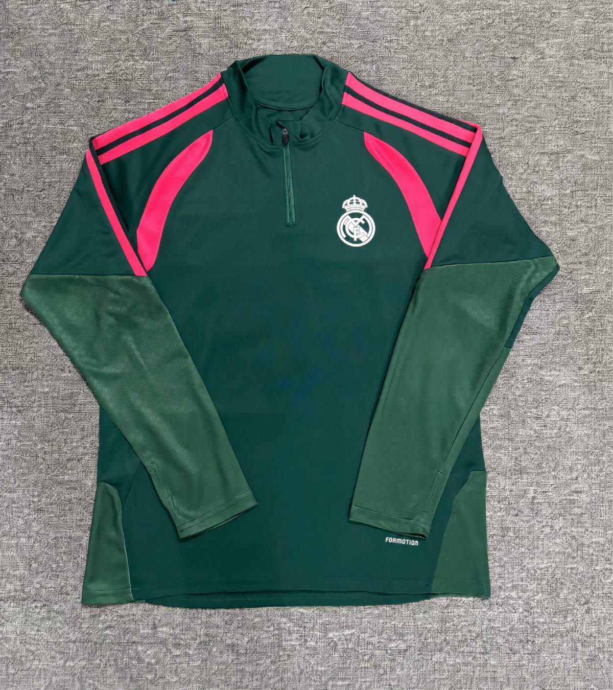 PULL ZIPPÉ REAL MADRID X VERT